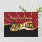 卒業パーティーの招待状 招待状 (スタンド正面)