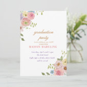 卒業パーティーの招待状 招待状 (スタンド正面)