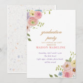 卒業パーティーの招待状 招待状 (正面/裏面)