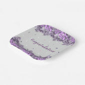 卒業パーティーの招待2024 ペーパープレート (傾斜あり)