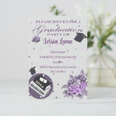 卒業パーティーの招待2024 招待状 (スタンド正面)