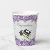 卒業パーティーの招待2024 紙コップ (裏面)