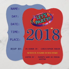 卒業パーティーの招待 招待状