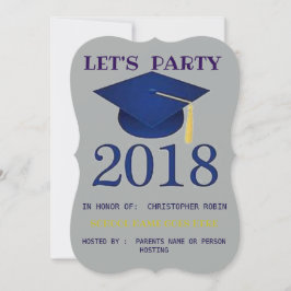 卒業パーティーの招待 招待状