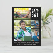 卒業パーティーの数々の写真 招待状 (スタンド正面)