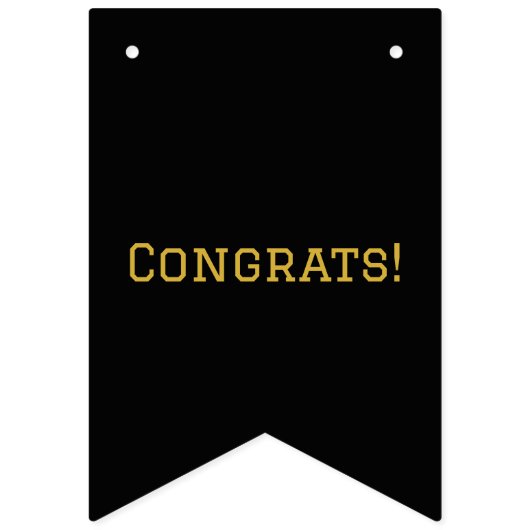 卒業パーティーの旗 バンティングフラッグ (第2の旗)