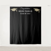 卒業パーティーの背景写真プロップ タペストリー (正面)