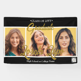 卒業パーティーの背景 横断幕