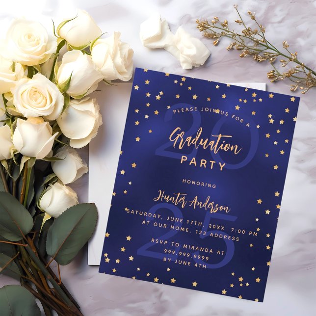 卒業パーティーの青年間の予算の招待 (クリエイターアップロード済み)