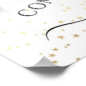 卒業パーティーへようこそ写真おめでとう ポスター (角)