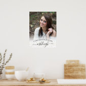 卒業パーティーへようこそ写真おめでとう ポスター (キッチン)