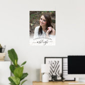 卒業パーティーへようこそ写真おめでとう ポスター (ホームオフィス)