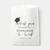 卒業パーティーをこんなに楽しくしてくれてありがとう フェイバーバッグ (正面)
