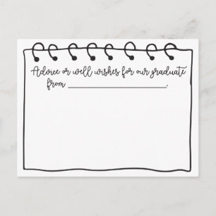 卒業パーティーアドバイスカード ポストカード