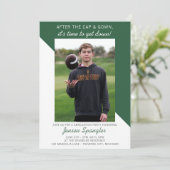 卒業パーティーオープンハウス2023フォトグリーン 招待状 (スタンド正面)