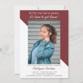 卒業パーティーオープンハウス2024フォトマルーン 招待状 (正面)