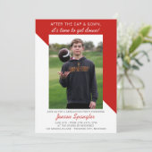 卒業パーティーオープンハウス2025フォトレッド 招待状 (スタンド正面)