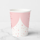 卒業パーティーガーリーバブルイン・ピンク 紙コップ (右)