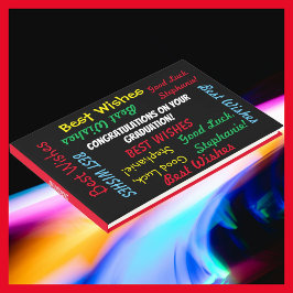 卒業パーティーゲストブックカラフルおもしろい ゲストブック