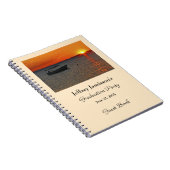 卒業パーティーゲストブック、魚釣りボート、名前 ノートブック (右側)