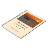 卒業パーティーゲストブック、魚釣りボート、名前 ノートブック (左側)