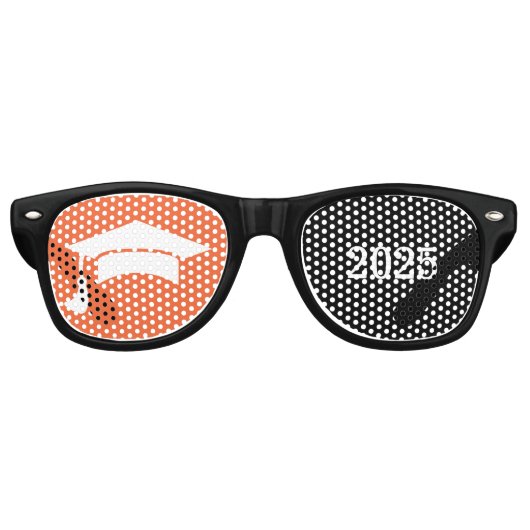 卒業パーティーシェードサングラス レトロサングラス (正面)