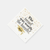 卒業パーティータッセルワース スタンダードカクテルナプキン (角)