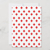 卒業パーティーダイアモンド遊ズカードベガス招待状 招待状 (裏面)