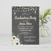 卒業パーティーチョークジャールチョークホタル招待状 招待状 (スタンド正面)