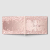 卒業パーティーバラ金ゴールドピンクのドライブ名 ゲストブック (全面)