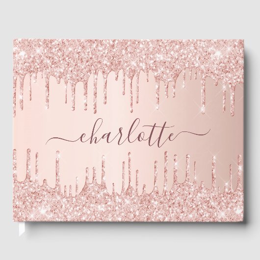 卒業パーティーバラ金ゴールドピンクのドライブ名 ゲストブック (正面)