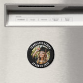 卒業パーティーパーソナライズされたの写真と名前 マグネット (インサイチュ (食洗機))