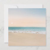 卒業パーティービーチテーマ写真 カード (裏面)