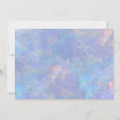 卒業パーティービーチパームツリーウォーターカラー 招待状 (裏面)