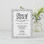 卒業パーティーファンキーが黒く渦巻く 招待状 (スタンド正面)