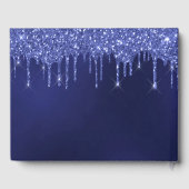 卒業パーティーブルーホワイトグリッタークラス2023 ゲストブック (裏面)