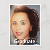 卒業パーティー写真はがき インビテーションポストカード (正面)