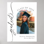 卒業パーティー写真ウェルカムサイン ポスター (正面)