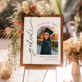 卒業パーティー写真ウェルカムサイン ポスター