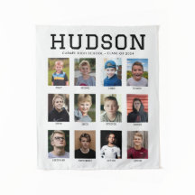 卒業パーティー写真タペストリー成績1-12