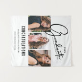 卒業パーティー写真ブース背景 タペストリー (正面(横))