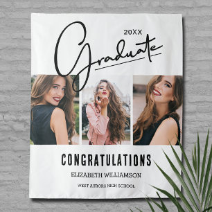 卒業パーティー写真ブース背景 タペストリー