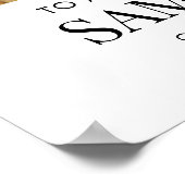 卒業パーティー写真ホワイトスクリプトスクエアへようこそ ポスター (角)