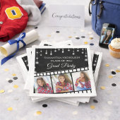 卒業パーティー写真ムービーリールのハリウッドスター スタンダードランチョンナプキン