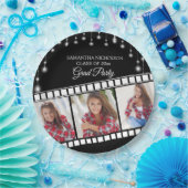 卒業パーティー写真ムービーリールのハリウッドスター ペーパープレート (パーティー)