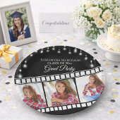 卒業パーティー写真ムービーリールのハリウッドスター ペーパープレート