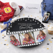 卒業パーティー写真ムービーリールのハリウッドスター ペーパープレート