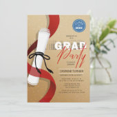 卒業パーティー卒業証書スクロールID891 招待状 (スタンド正面)