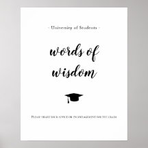 卒業パーティー大学の知恵の言葉アドバイス