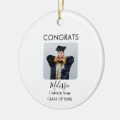 卒業パーティー大学高等学校 セラミックオーナメント (左)